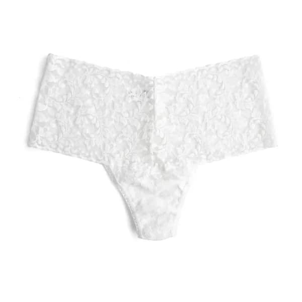 Hanky-Panky-Retro-Lace-Thong-White-WHITE-View-2